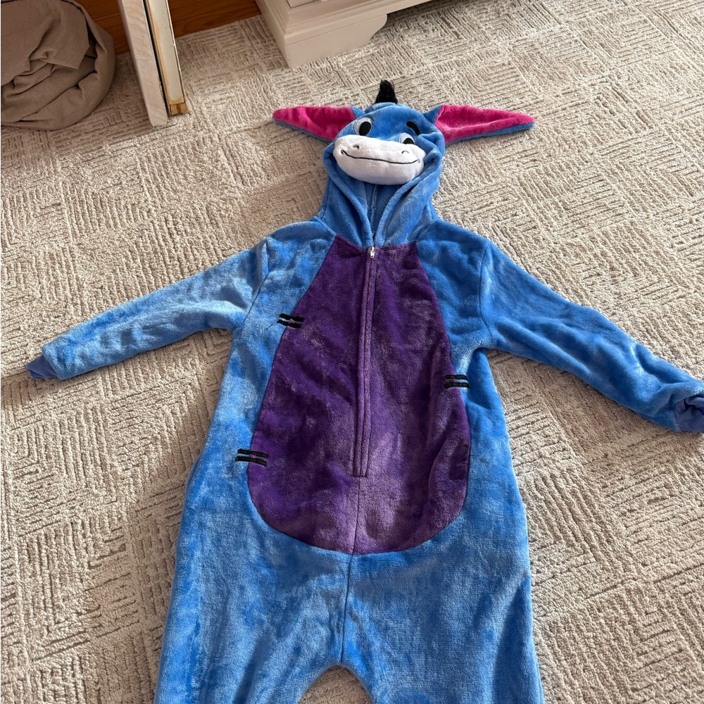 Disney Blue and Purple Character Pajama Set